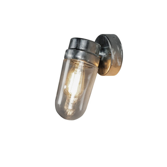 Vega vegglampe utendørs IP54 E27 - Galvanisert stål-Utebelysning vegg klassisk-Konstsmide-Galvanisert-429-320-Lightup.no