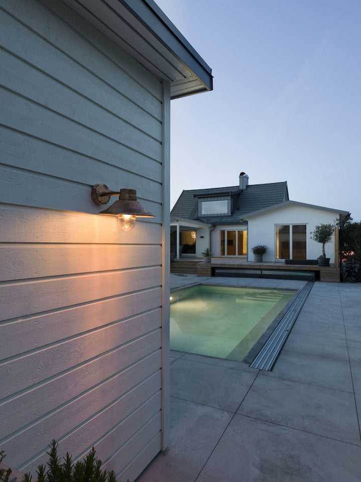 Vega vegglampe utendørs IP54 - Kobber-Utebelysning vegg klassisk-Konstsmide-Kobber-428-900-Lightup.no