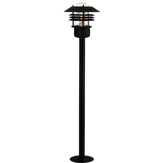 Vejers stolpe 92 cm hagebelysning IP54-Utebelysning pullert-Nordlux-Svart-25118003-Lightup.no