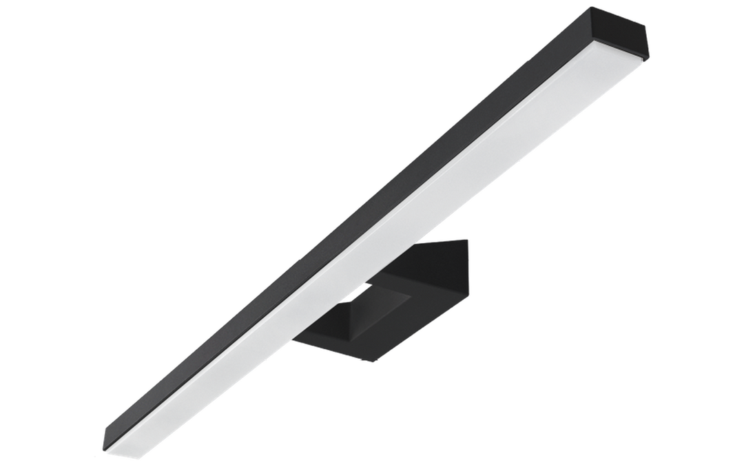 View 900 vegglampe baderom 4000K 30W IP44-Baderomsbelysning vegglamper-Sg Armaturen As-Svart-3000450-Lightup.no