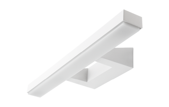 View vegglampe baderom 46 cm 3000K 16W IP44-Baderomsbelysning vegglamper-Sg Armaturen As-Hvit-3000203-Lightup.no