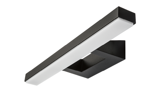 View vegglampe baderom 46 cm 4000K 16W IP44-Baderomsbelysning vegglamper-Sg Armaturen As-Svart-3000449-Lightup.no