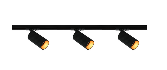 Vox Grooves 1 meter spotskinne med 3 spotter.-Spotskinner 230V-NorDesign-Svart-131110305-Lightup.no