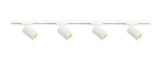 Vox Grooves 2 meter spotskinne med 4 spotter.-Spotskinner 230V-NorDesign-Hvit-131110406-Lightup.no