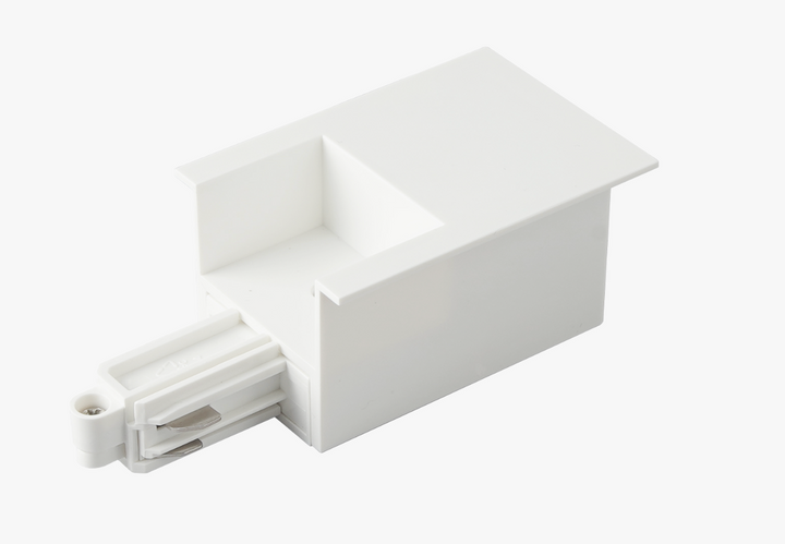 Vox high endetilkobling innfelt (R), hvit-Spotskinner 230V-NorDesign-Hvit-381561406-Lightup.no