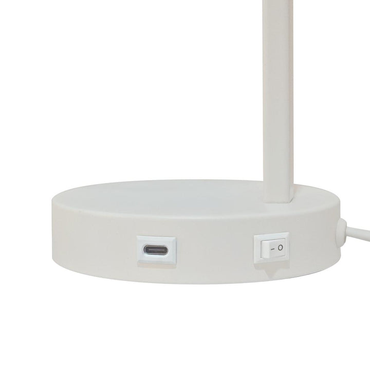 Wilmer bordlampe med USB-Bordlamper-Nordlux-Svart-2512305003-Lightup.no