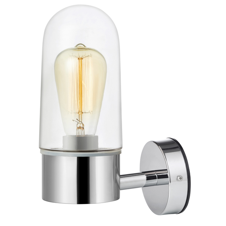 Zen vegglampe IP44 - Krom/klar - Krom / Klar-Baderomsbelysning vegglamper-Marksløjd-Krom / Klar-Mrk-107798-Lightup.no