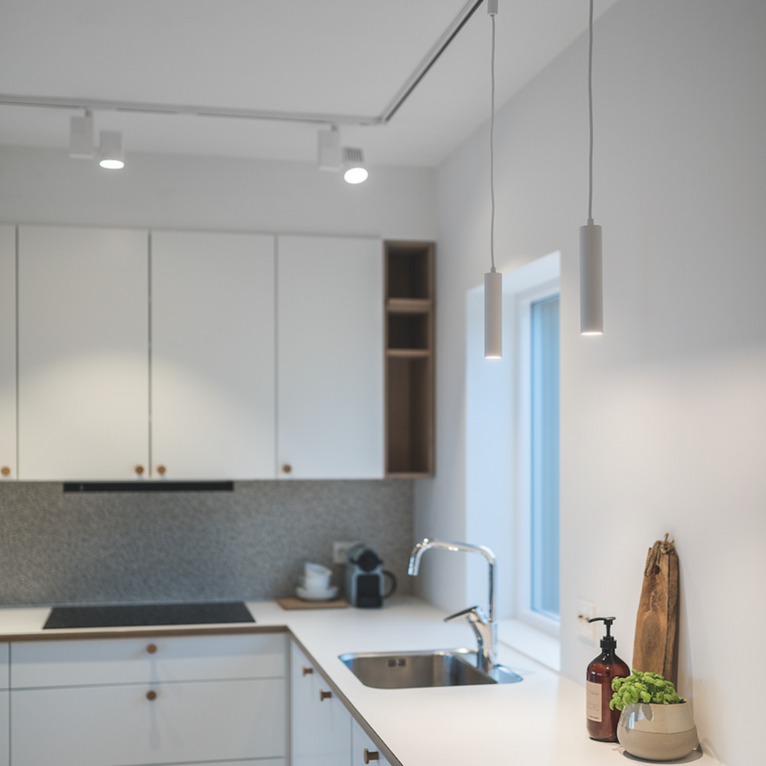 Zip Tube Micro pendel 7W LED 2700K-Takpendler-Sg Armaturen As-Hvit-3203663-Lightup.no