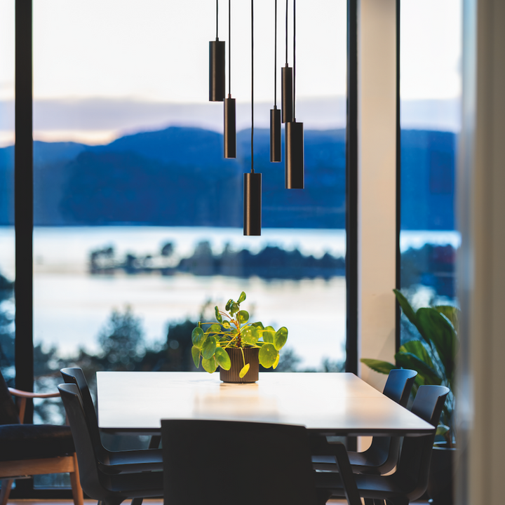 Zip Tube Micro pendel 7W LED 2700K-Takpendler-Sg Armaturen As-Svart-3203666-Lightup.no