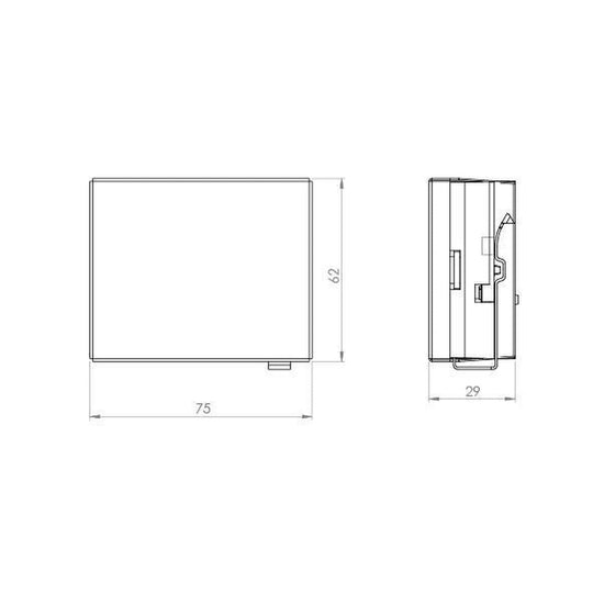 Zip flyttbar tilkobling-Zip spotskinne-Sg Armaturen As-Hvit-3200237-Lightup.no