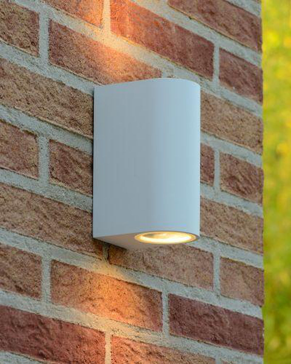 Zora round vegglampe opp/ned utendørs IP44-Utebelysning vegg opp og ned-Lucide-Svart-LC22861/10/30-Lightup.no