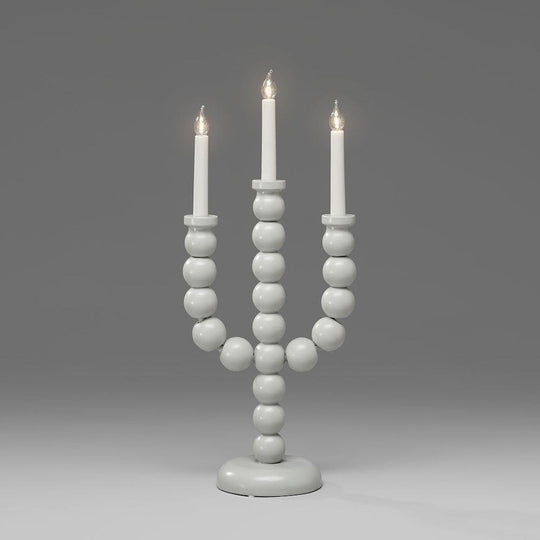 Adventsstake 3 armet - Grå-Julebelysning adventsstake-Konstsmide-2305-310TR-Lightup.no