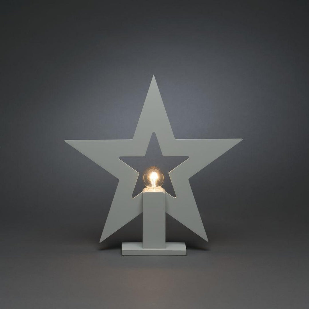 Adventsstjerne på fot 35 cm-Julebelysning adventstjerne-Konstsmide-3563-310-Lightup.no