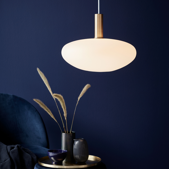Alton 35 takpendel-Takpendler-Nordlux-Messing / Opalhvit-48973001-Lightup.no