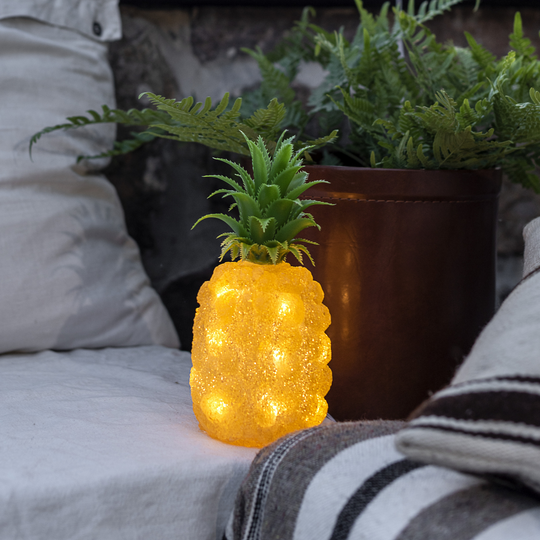 Ananas, akryl 26 cm-Utebelysning Hagebelysning-Konstsmide-Gul-6277-103-Lightup.no