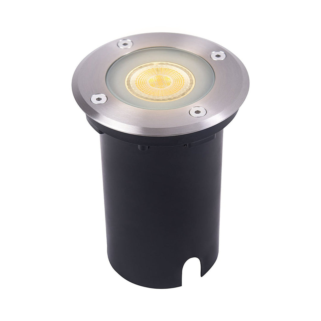 Andor uplight rund nedgravingsspot IP67 GU10 - Rustfritt stål-Utebelysning uplight-Nordlux-Rustfritt stål-2218400034-Lightup.no