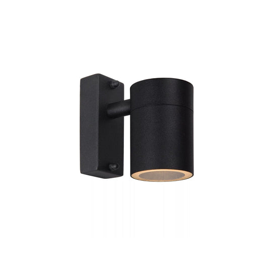Arne vegglampe utendørs ned IP44 GU10 - Svart-Utebelysning vegg opp og ned-Lucide-Svart-lc14867/05/30-Lightup.no