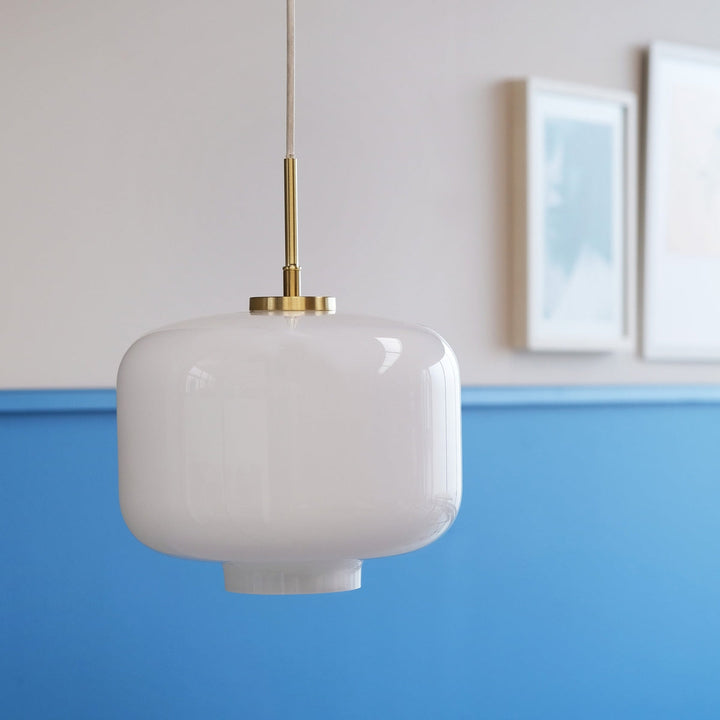 Arp takpendel 30 cm - Messing/Opal glass-Takpendler-Dyberg Larsen-Messing / Opal-DL-8178-Lightup.no