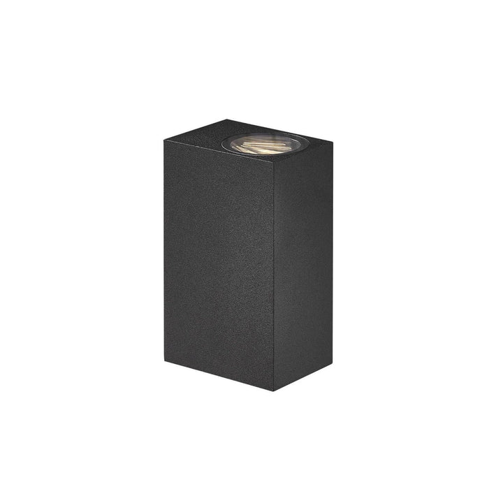 Asbol Kubi vegglampe opp/ned utendørs IP44 - Svart-Utebelysning vegg opp og ned-Nordlux-Svart-2019071003-Lightup.no
