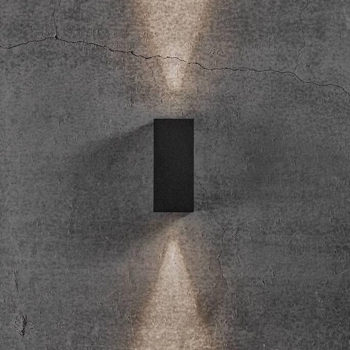 Asbol Kubi vegglampe opp/ned utendørs IP44 - Svart-Utebelysning vegg opp og ned-Nordlux-Svart-2019071003-Lightup.no