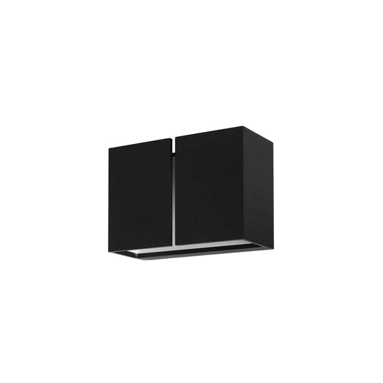 Ask vegglampe opp/ned utendørs 11W 2700K IP65 - Svart-Utebelysning vegg opp og ned-LOOM Design-Svart-LF-807-001-Lightup.no