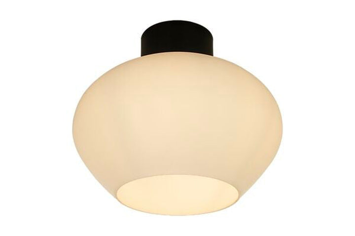 Bell taklampe 35 cm - Svart/Opal-Taklamper-Aneta Lighting-Svart / Opal-16101-15-01-Lightup.no