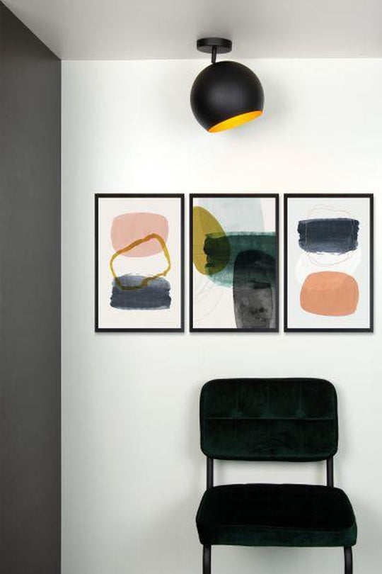 Bink taklampe 25 cm-Taklamper-Lucide-Blå-LC45150/01/35-Lightup.no