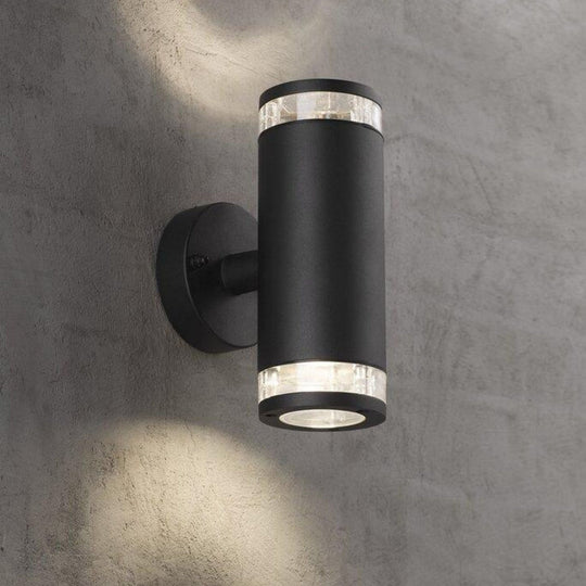 Birk vegglampe utendørs opp/ned - Svart-Utebelysning vegg opp og ned-Nordlux-Svart-45501003-Lightup.no