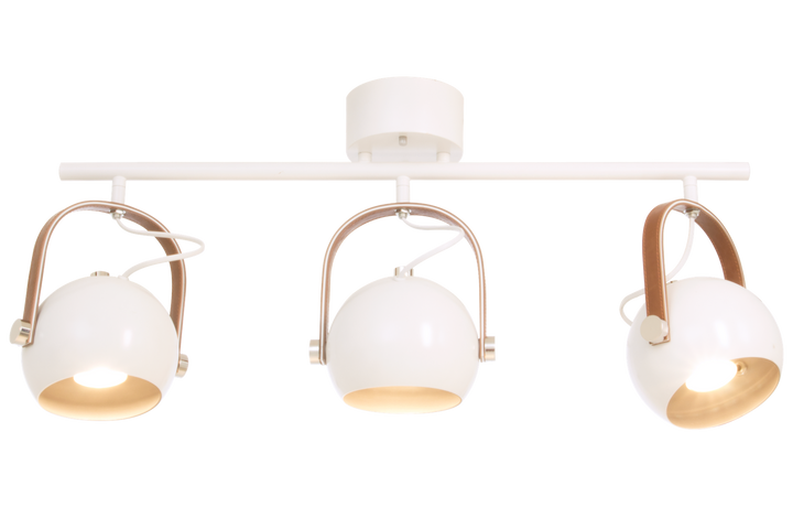 Bow taklampe - Hvit/Brun-Taklamper-Aneta Lighting-Svart-66802-01-Lightup.no