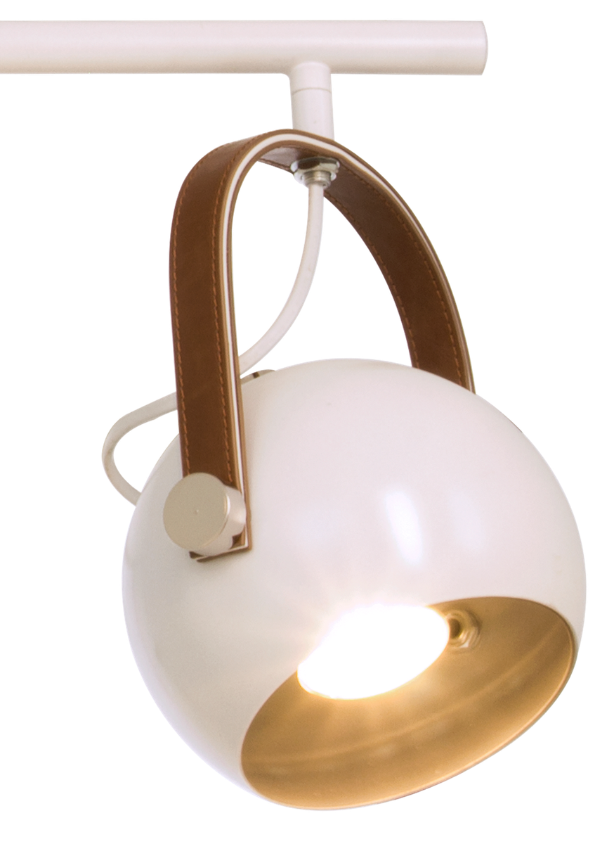Bow taklampe - Hvit/Brun-Taklamper-Aneta Lighting-Svart-66802-01-Lightup.no