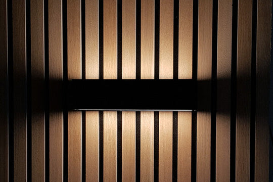 Brick vegglampe utendørs opp/ned IP65 3000K 14,6W Dimbar - Svart-Utebelysning vegg opp og ned-Antidark-Svart-2-237-32-2-Lightup.no