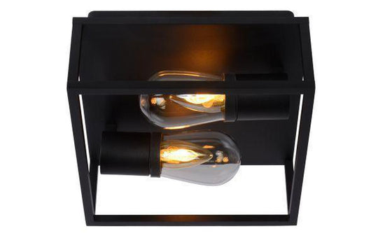 Carlyn taklampe baderom IP54-Taklamper-Lucide-Svart-LC27100/02/30-Lightup.no