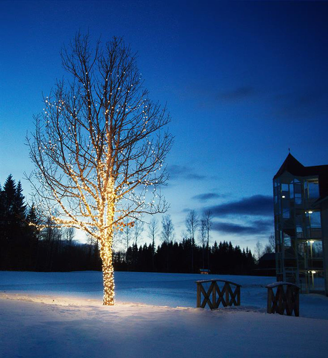 Chrissline lysslynge 100 lys 10 meter extra - Varmhvit-Julebelysning juletrelys ute-Marksløjd-704804-Lightup.no