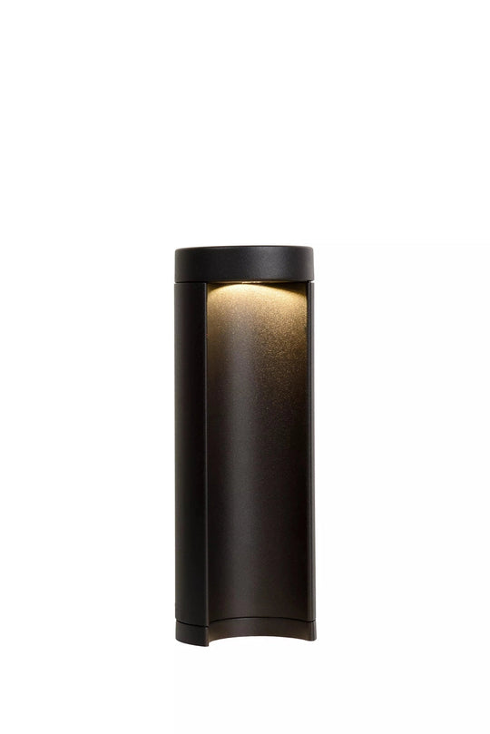 Combo pullert 25 cm 9W IP54 3000K - Svart-Utebelysning pullert-Lucide-Svart-LC27874/25/30-Lightup.no
