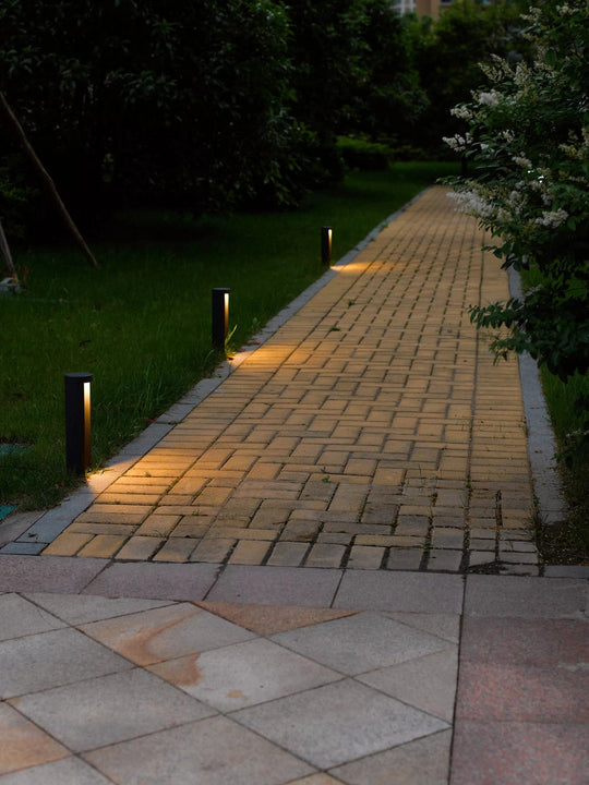 Combo pullert 25 cm 9W IP54 3000K - Svart-Utebelysning pullert-Lucide-Svart-LC27874/25/30-Lightup.no