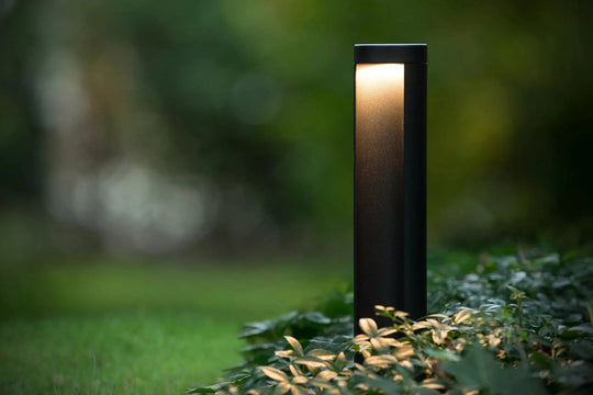 Combo pullert 65 cm 9W IP54 3000K - Svart-Utebelysning pullert-Lucide-Svart-LC27874/65/30-Lightup.no