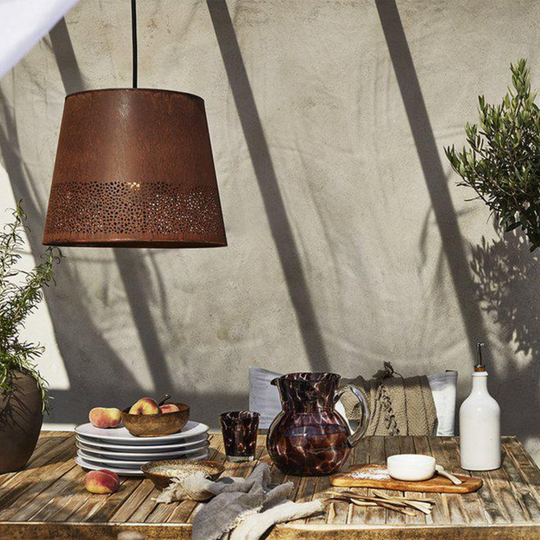 Corta lampeskjerm utendørs - Rustfarget-Utebelysning Hagebelysning-Pr home of Scandinavia Ab-Brun-Prh__3913814-Lightup.no