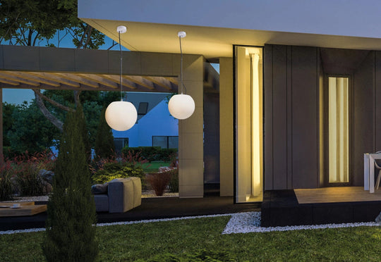 Cumulus S takpendel 30 cm utendørs IP65 E27 - Hvit-Utebelysning taklampe-Nowodvorski-Hvit-N-9751-Lightup.no