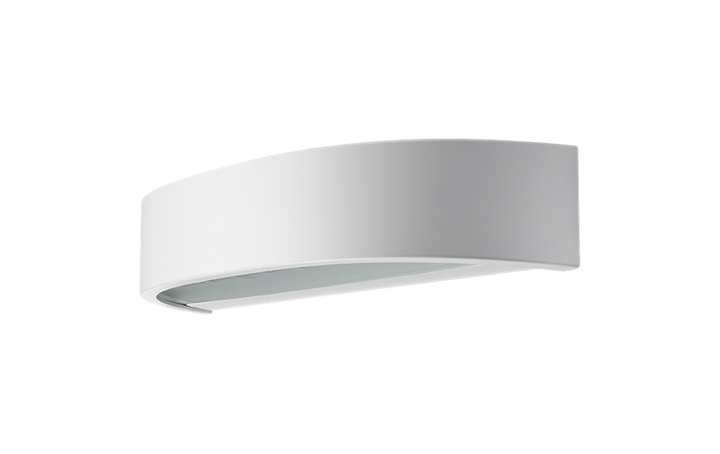 Curve direct vegglampe ned 10W 2700 Kelvin dimbar IP65 - Hvit-Utebelysning vegg opp og ned-Sg Armaturen As-Hvit-3100042-Lightup.no