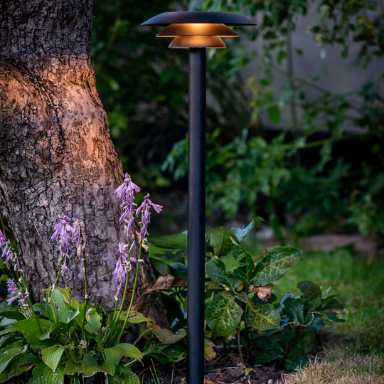 DL25 utendørs stolpe 90 cm IP44 - Svart-Utebelysning stolpe-Dyberg Larsen-Svart-DL-1026-Lightup.no