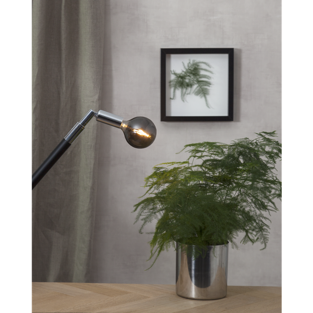Decoration Globe smoke 80mm, dimbar E14 1,5W - Smoke-LED-pære E14 sokkel-Star Trading-Hvit-355-62-Lightup.no