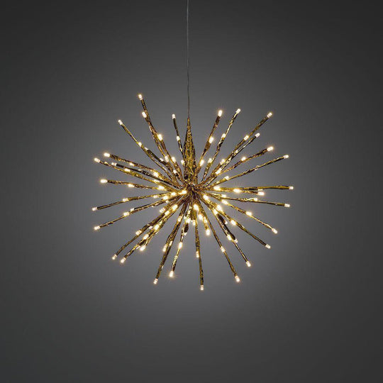 Dekorasjonsball 40 cm 120 LED varmhvit - Gull-Julebelysning dekor og pynt-Konstsmide-Gull-2896-803-Lightup.no