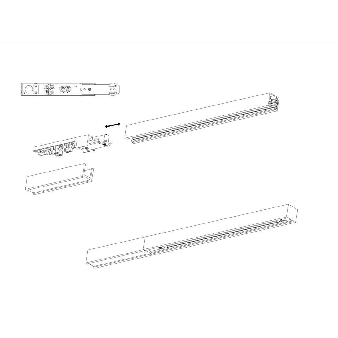 Designline endetilkobling - Hvit-Spotskinner 230V-Antidark-Hvit-4-311-01-1-Lightup.no