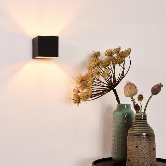 Devi vegglampe opp/ned-Vegglamper-Lucide-Svart-LC09201/01/30-Lightup.no