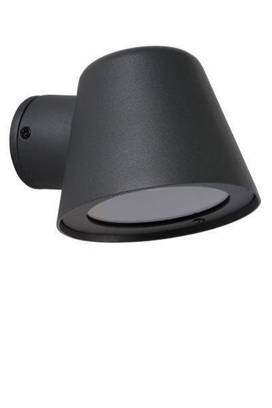 Dingo vegglampe utendørs IP44 GU10-Utebelysning vegg opp og ned-Lucide-Antrasitt-lc14881/05/30-Lightup.no