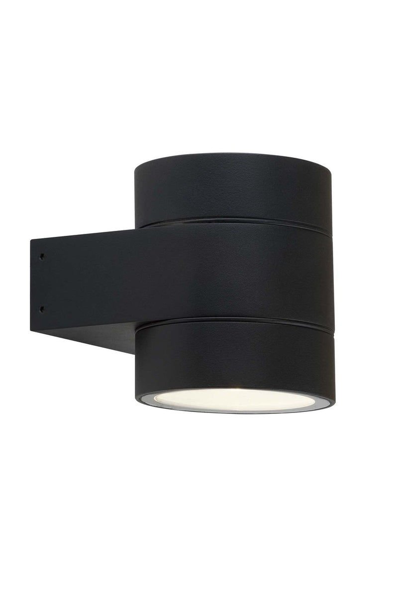 Dolio W90 vegglampe utendørs opp/ned 2x4,2W 3000K IP65 Dimbar - Svart-Utebelysning vegg opp og ned-Antidark-Svart-2-237-15-02-Lightup.no
