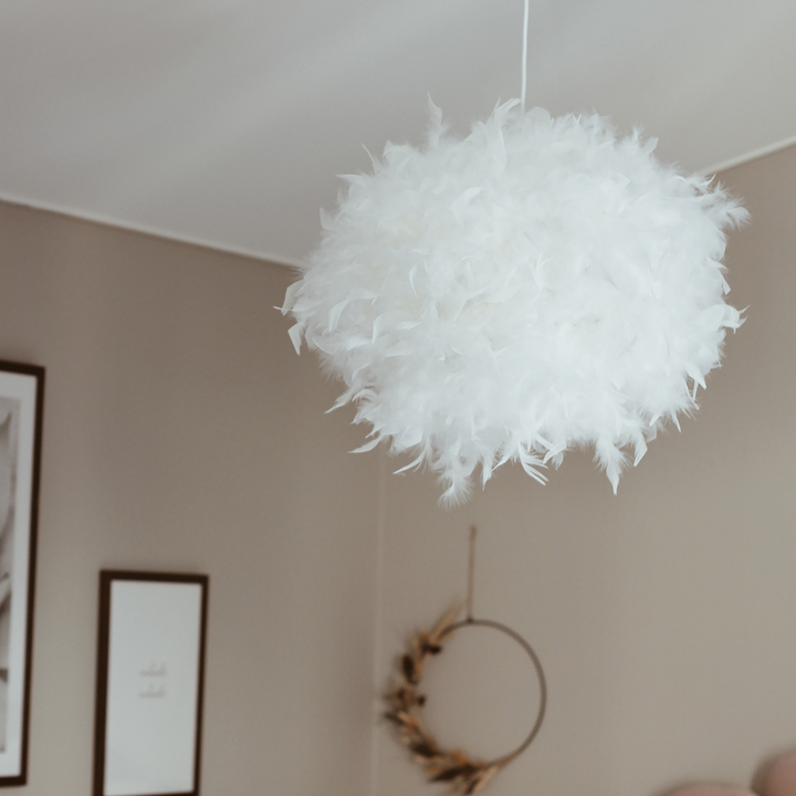 Dun takpendel 40 cm - Hvit-Takpendler-Aneta Lighting-Hvit-65431-01-Lightup.no