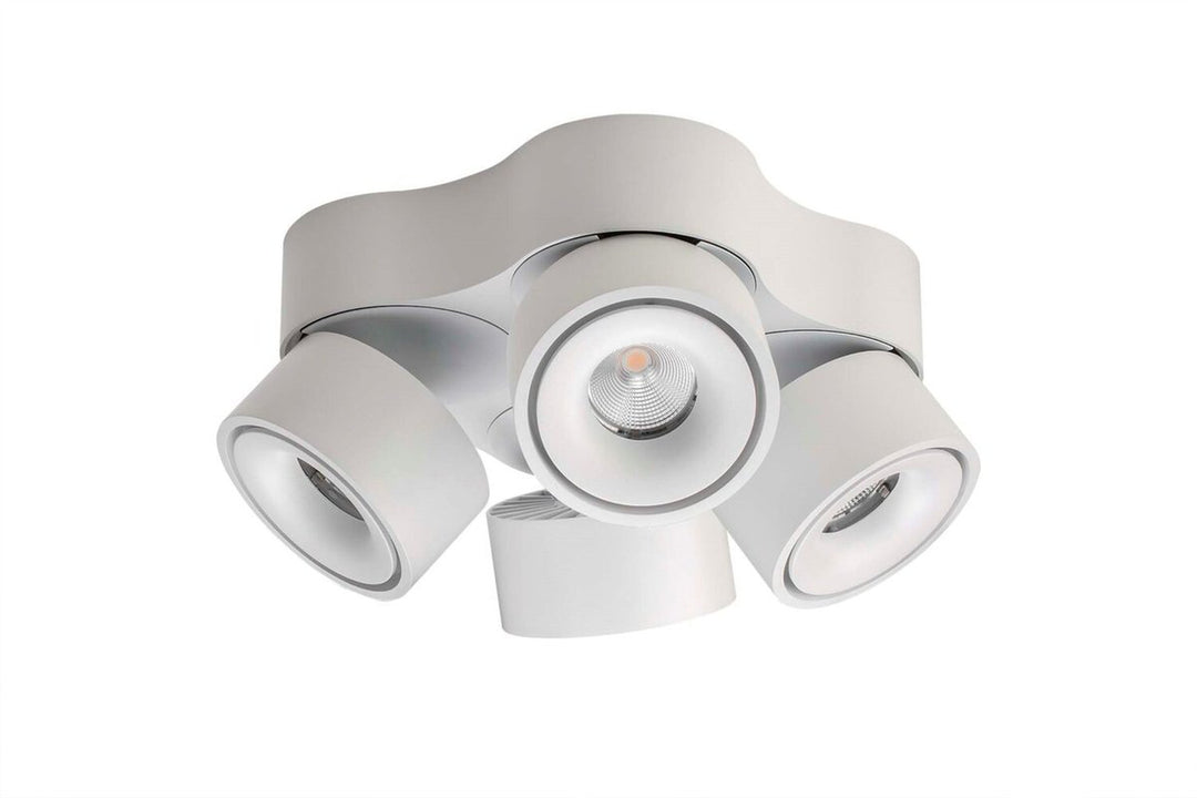 Easy W4100 Quattro 4x10W 2700K Dimbar Hull for ledning - Hvit-Taklamper-Antidark-Hvit-2-215-12-10-Lightup.no