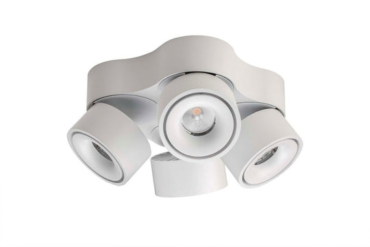 Easy W4100 Quattro 4x10W 2700K Dimbar Hull for ledning - Hvit-Taklamper-Antidark-Hvit-2-215-12-10-Lightup.no