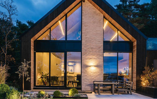 Edge vegglampe opp/ned 10W 3000 Kelvin dimbar IP65 - Svart-Utebelysning vegg opp og ned-Sg Armaturen As-Svart-3104804-Lightup.no